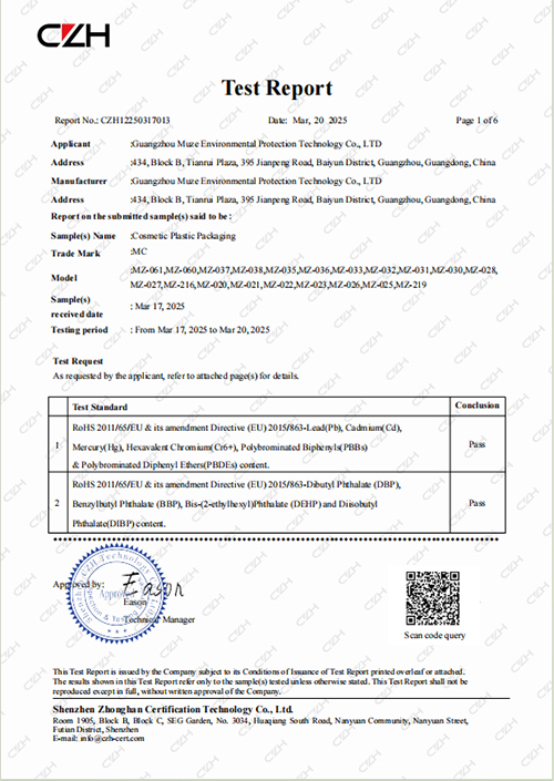 Globally Recognized Quality Certifications -Muze Packaging