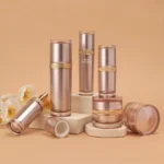 Luxury Rose Gold Acrylic Skincare Packaging Set (Bottles & Jars)